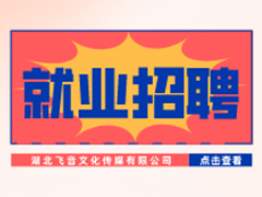 【就業(yè)招聘】湖北飛音文化傳媒有限公司·武漢新華就業(yè)招聘信息